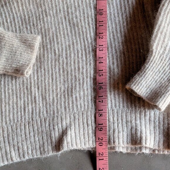 Everlane | The Cocoon Alpaca Crew |  Black Heather | Small - Picture 7 of 16